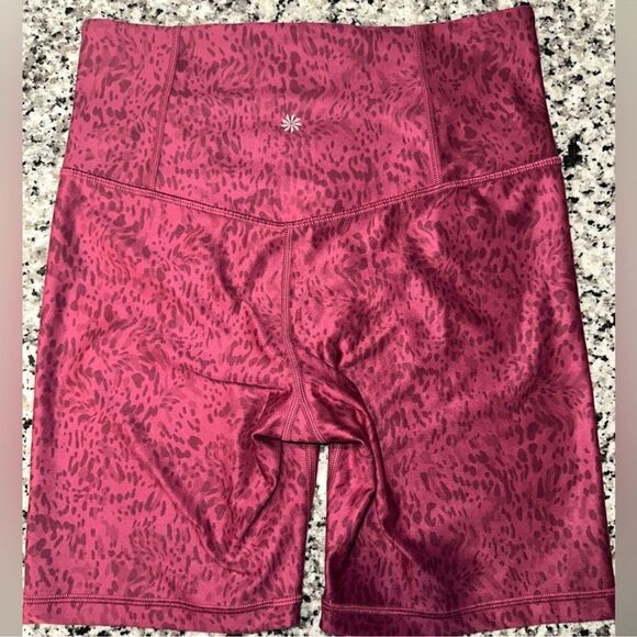 Athleta Elation Printed 7” Short Red Print 1X - Picture 2 of 4